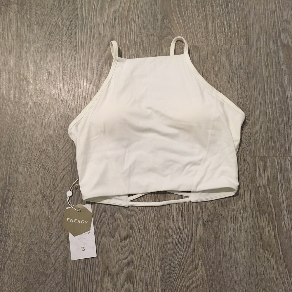 Buffbunny Ivy Crop - white brand new with tags - size medium